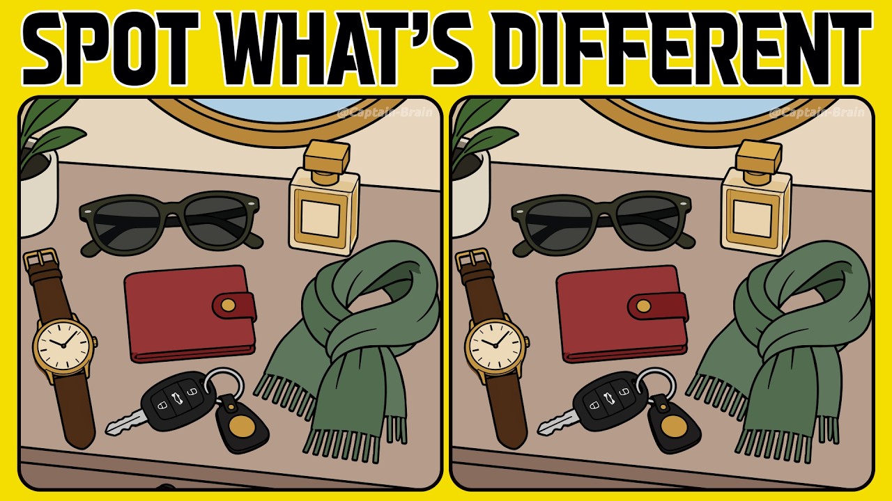 Spot the Difference: 5 Fun Puzzles, 15 Hidden Changes (A Bit Tricky)