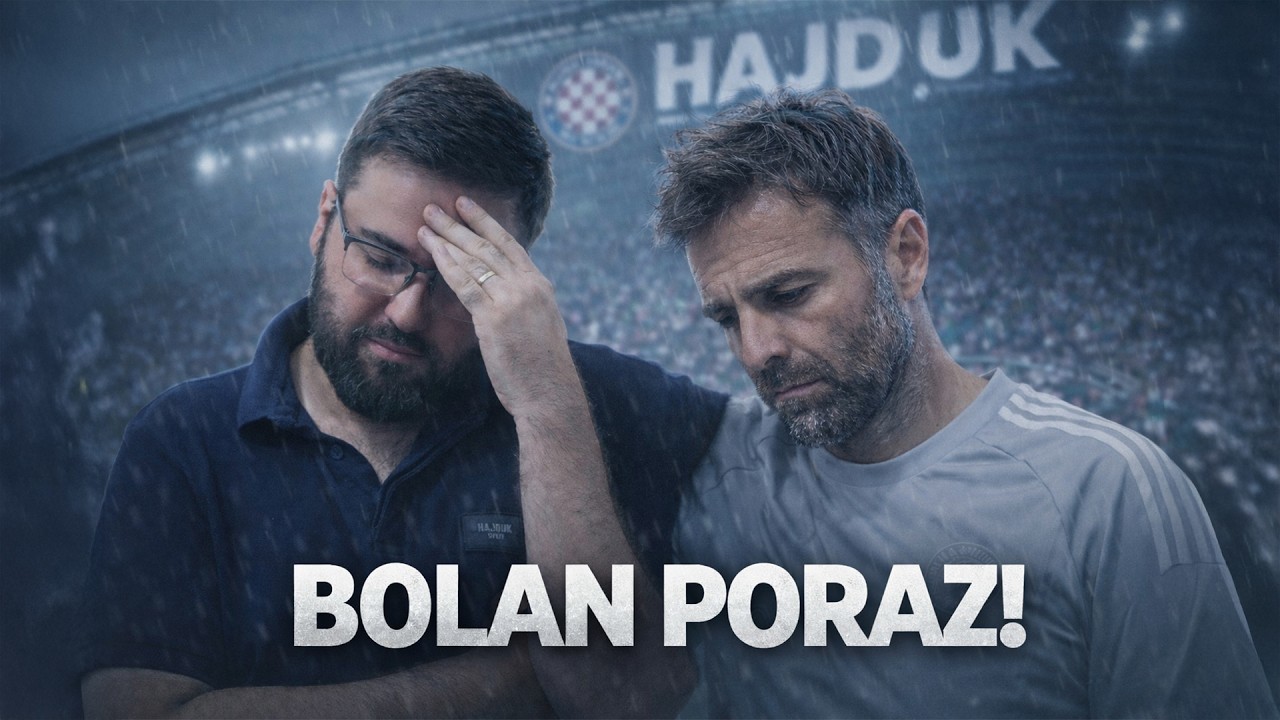 GOTOVO! JOŠ JEDNA IZGUBLJENA SEZONA! Hajduk - Dinamo 1:3