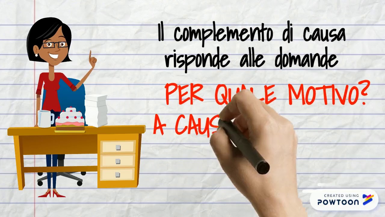 IL COMPLEMENTO DI CAUSA