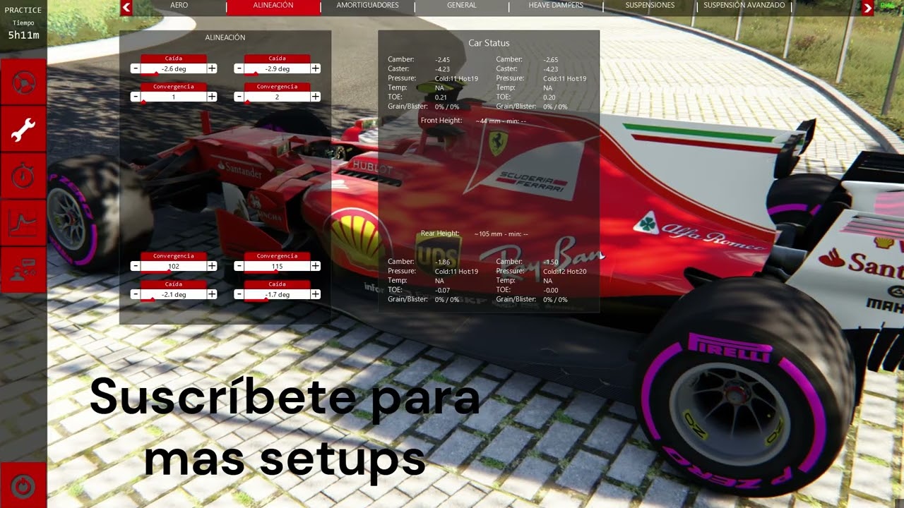 Setup Nordschleife Ferrari SF70H Hotlap Car Track F1 Formula 1 Assetto Corsa #simracing #f1simracing