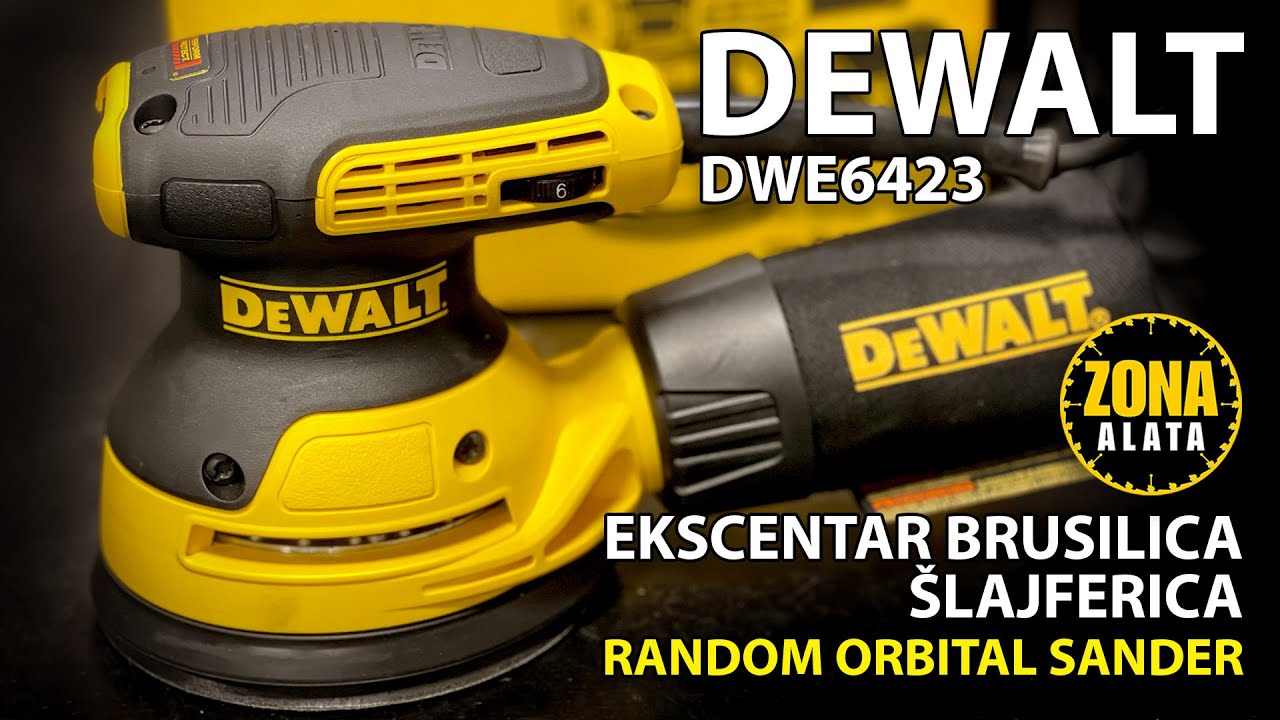 Dewalt DWE6423 Rotaciona Ekscentar Brusilica - Šlajferica - Recenzija - Test 4K