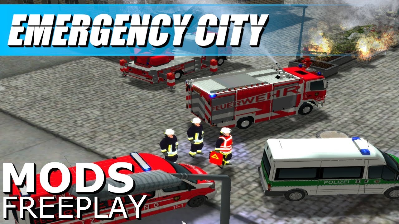 EMERGENCY 4 MODS/ Emergency City Mod #34: Techniker! [Gameplay/ no Commentary]