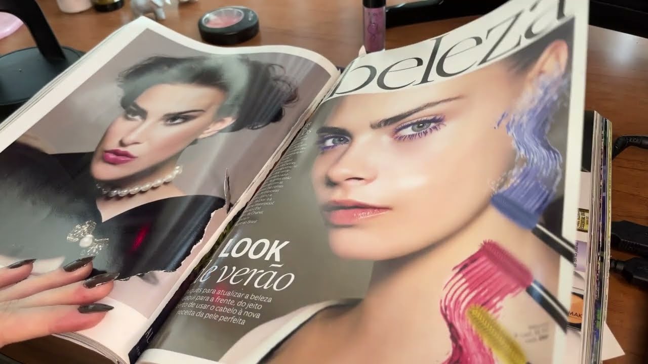 ASMR MAQUIANDO REVISTA