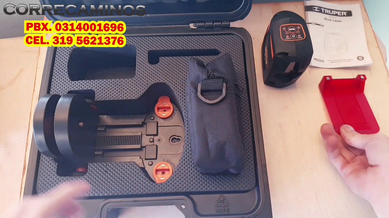 NIVEL LASER PROFESIONAL 20 METROS TRUPER 17078