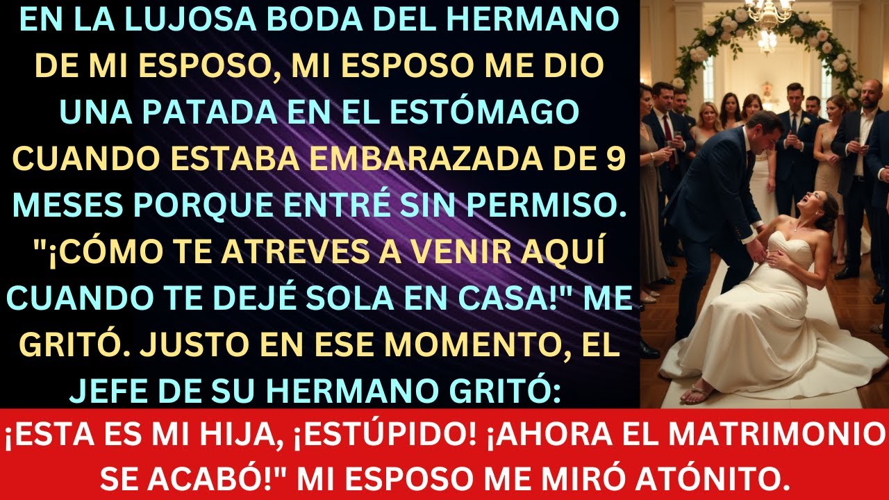 Mi marido me pegó una patada en el vientre cuando estaba embarazada de nueve meses '¿Qué haces aquí?