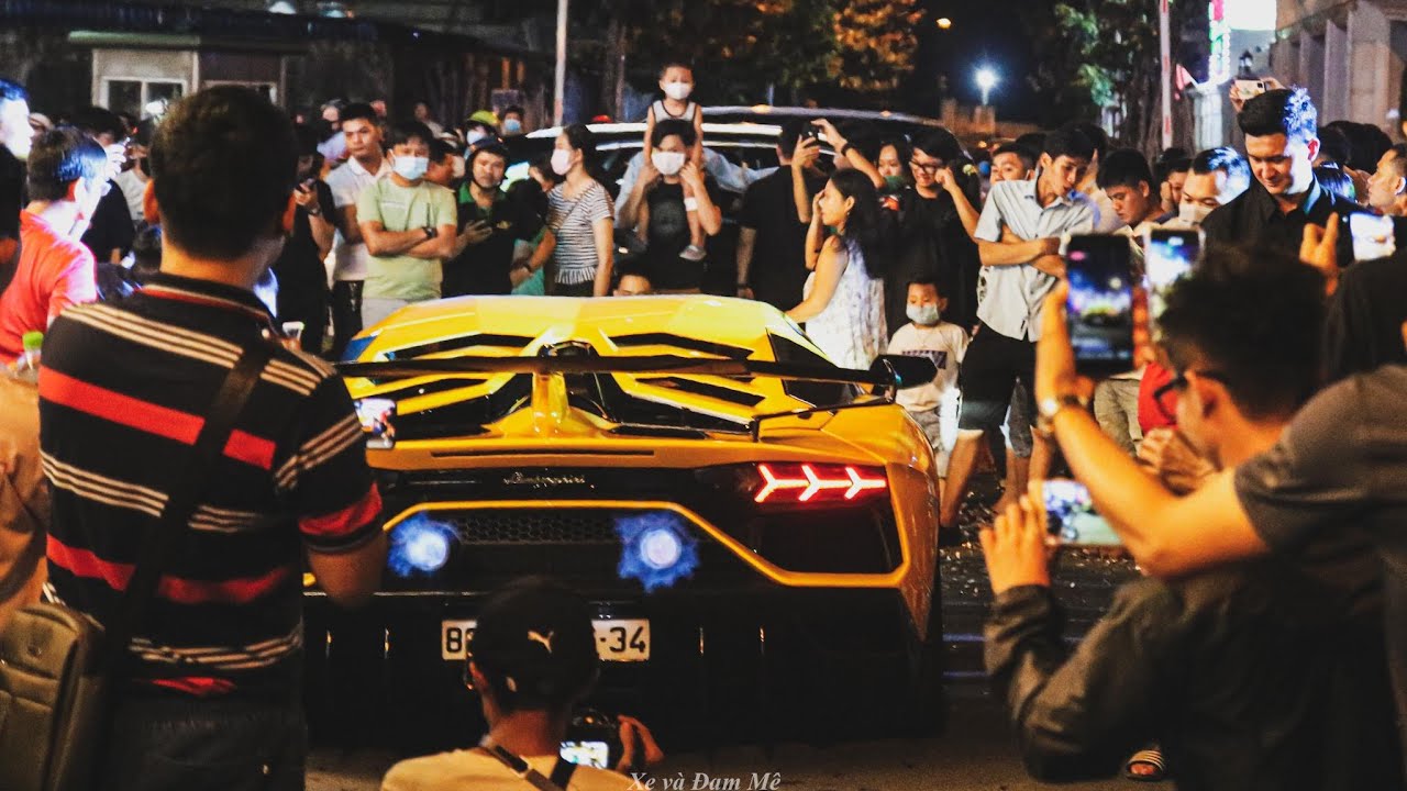 XE và ĐAM MÊ | Reaction ThịnhBMW Bỏ Chạy Vì Lamborghini Aventador SVJ  Nẹt Ra Lửa