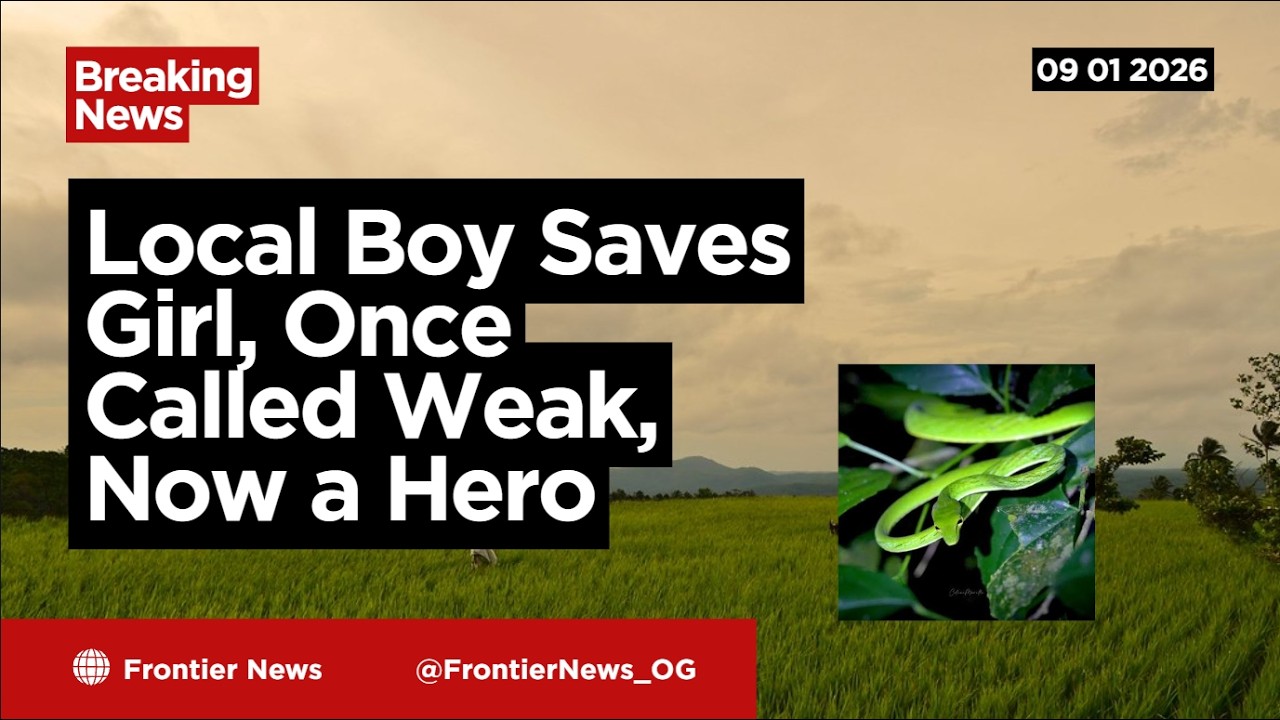 Frontier News Exclusive | Local Boy Saves Girl, Once Called Weak, Now A Hero. (ARTICLE VIDEO)