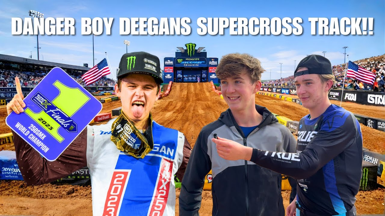 WE VISITED DEEGANS SUPERCROSS TRACK... TRAINING VLOG