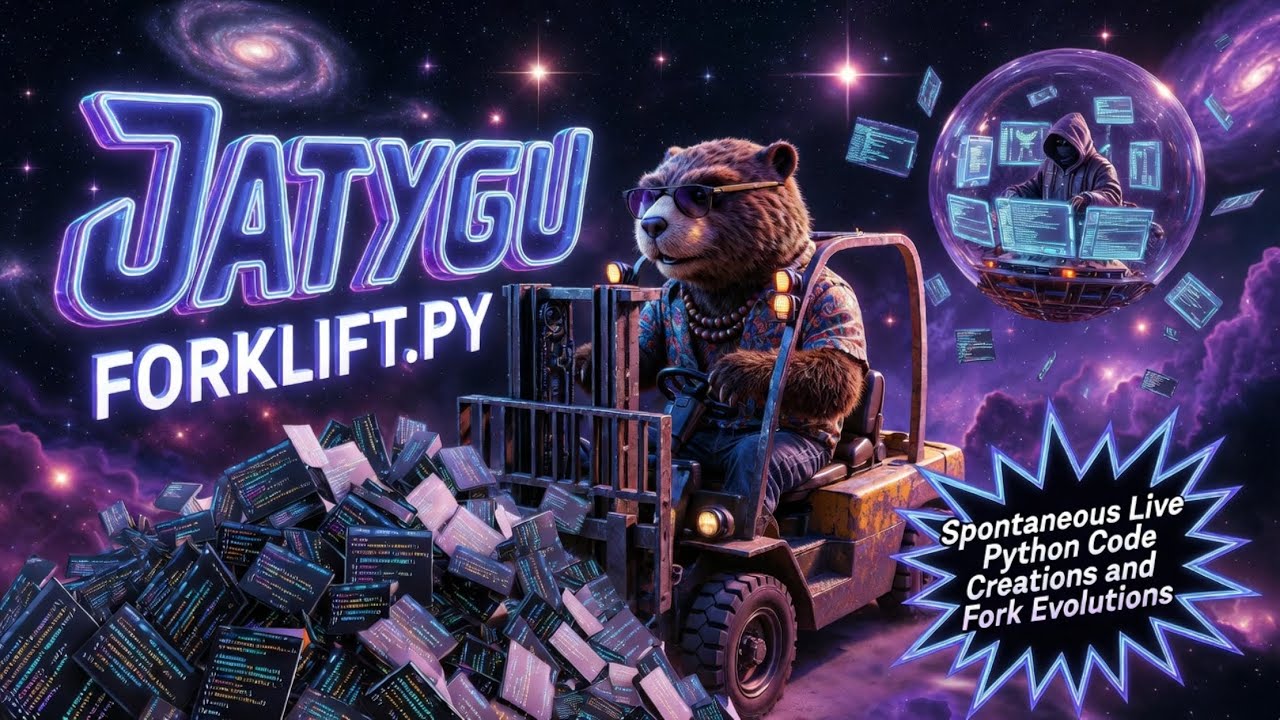 FORKLIFT.PY: Live Spontaneous Python Script Forks and Coding Experiments