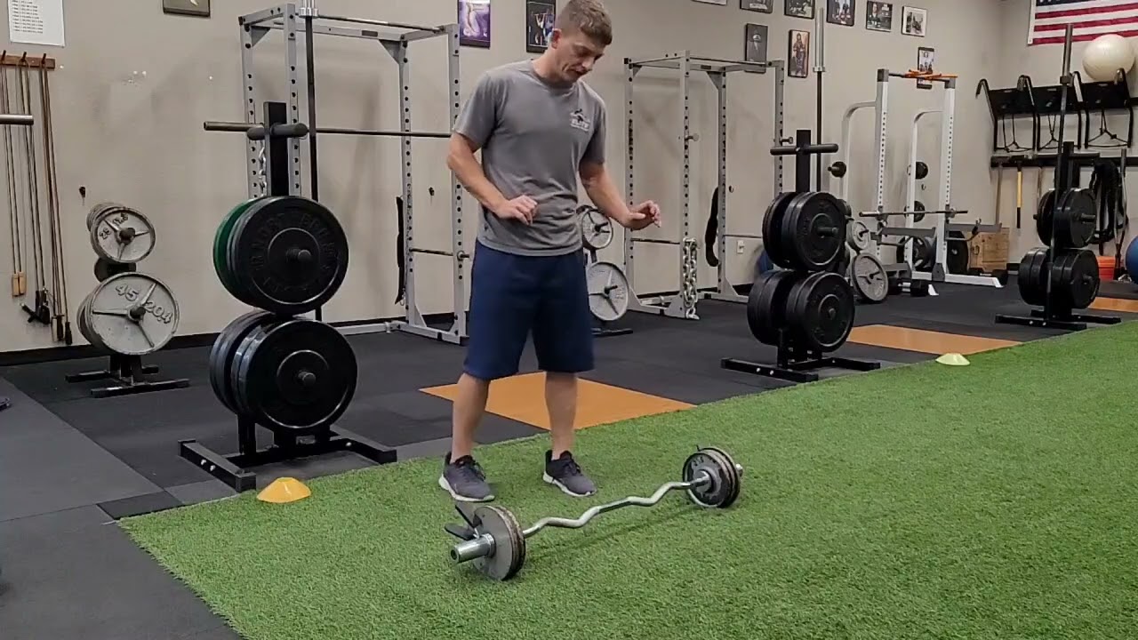 EZ Bar Bicep Curl (Drop Sets)