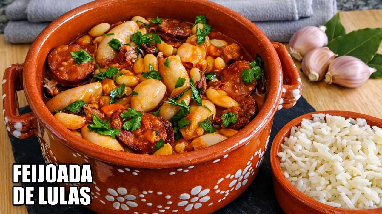 FEIJOADA de LULAS | Receita TRADICIONAL PORTUGUESA #feijoada #receita #receitafacil #feijoadasimples