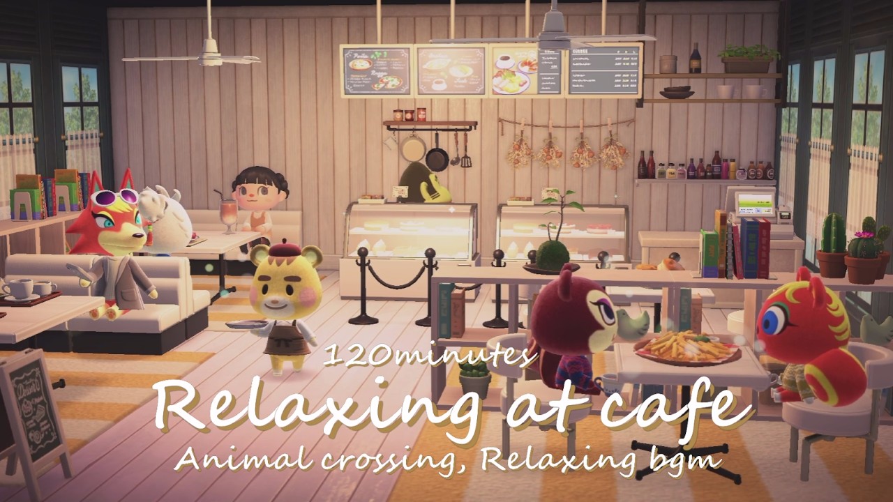 【あつ森 BGM】カフェでゆっくり過ごす🍰☕ Relaxing BGM  | Animal crossing BGM |  朝のBGM、勉強時間、お風呂時間、眠れない夜などに 🛋️🌙
