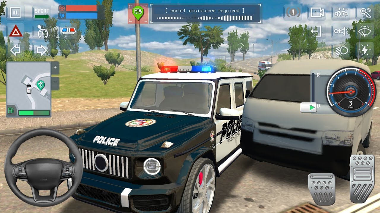 محاكي ألقياده سيارة شرطة العاب شرطة العاب سيارات العاب اندرويد Android Gameplay Police Sim 2025