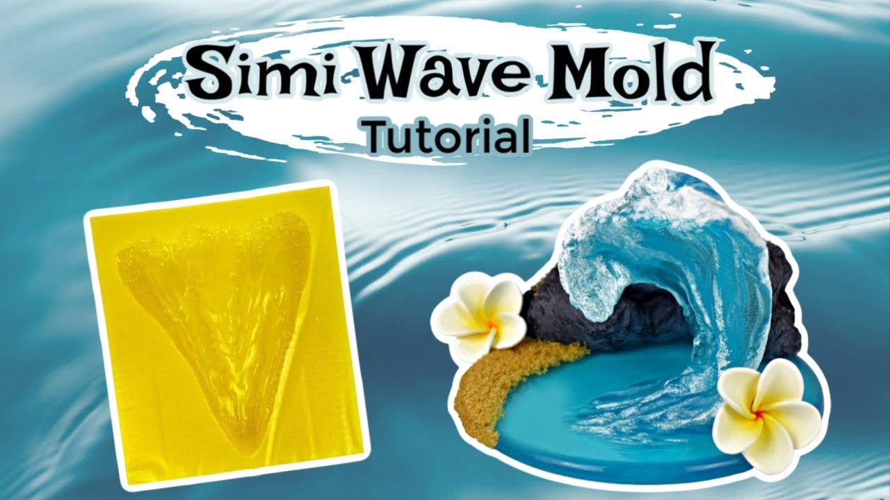 Easy Isomalt Waves! Simi Wave Mold Tutorial