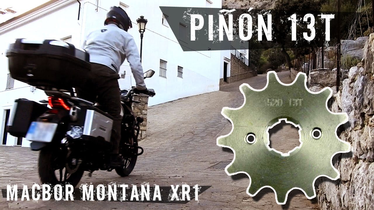 [TUTORIAL] Instalar Piñón de 13 dientes | Macbor Montana XR1 125cc