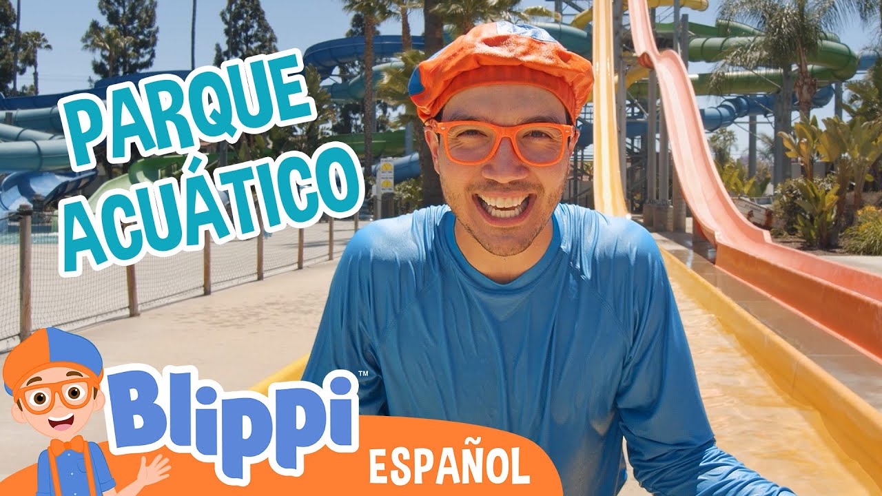 Blippi explora un parque acuático