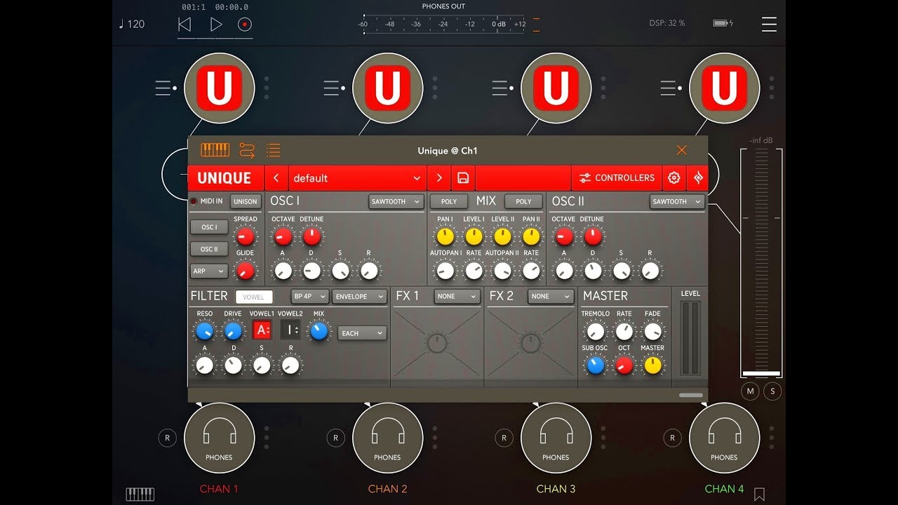 UNIQUE Analogue Synthesizer by Sugar Bytes - NOW Updated to AUv3 - iPad Demo