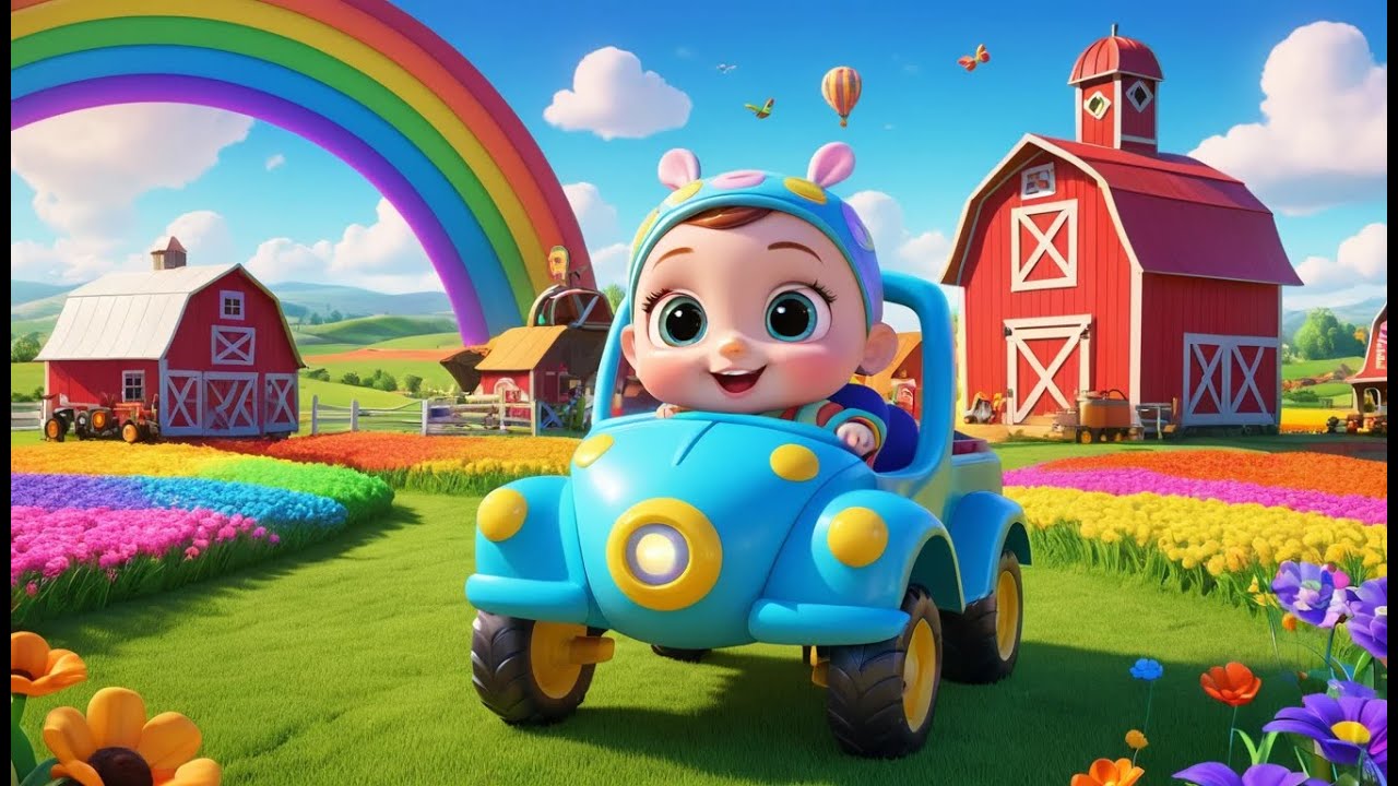 Old MacDonald (2025) | 3 HOURS &ndash; Magic Machines on Rainbow Farm | Fun Kids Song | Extended Nursery
