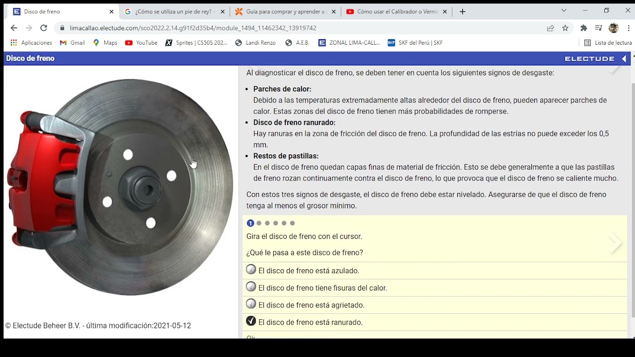 DISCO DE FRENO ELECTUDE
