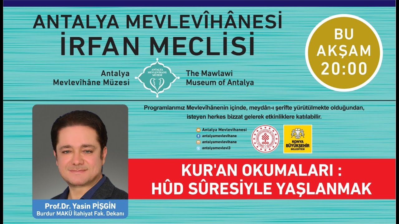 Kur'an Okumaları: Hûd Sûresiyle Yaşlanmak-31 / Prof. Dr. Yasin PİŞGİN 06.02.2026