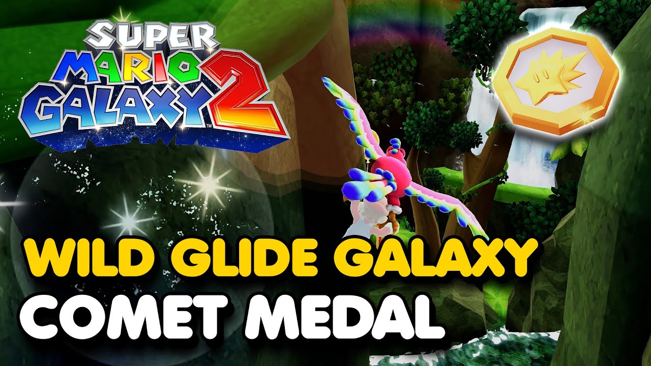 Super Mario Galaxy 2 - Wild Glide Galaxy Comet Medal Location