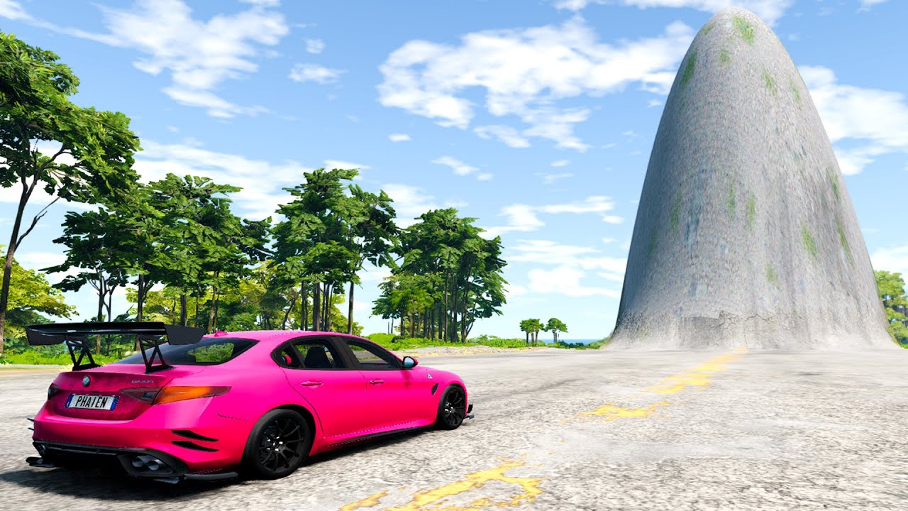 Cars VS Giant Bulge - BeamNG.drive