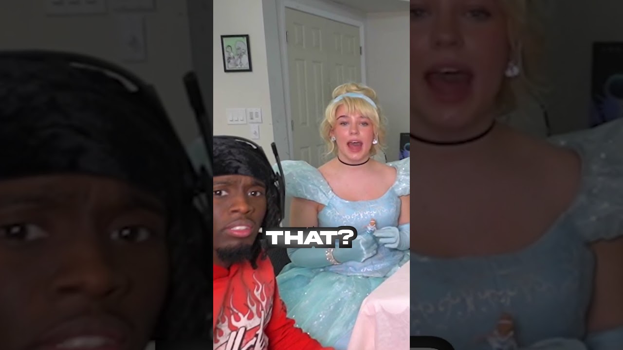 Kai Cenat trolls Disney Princesses😂🤣