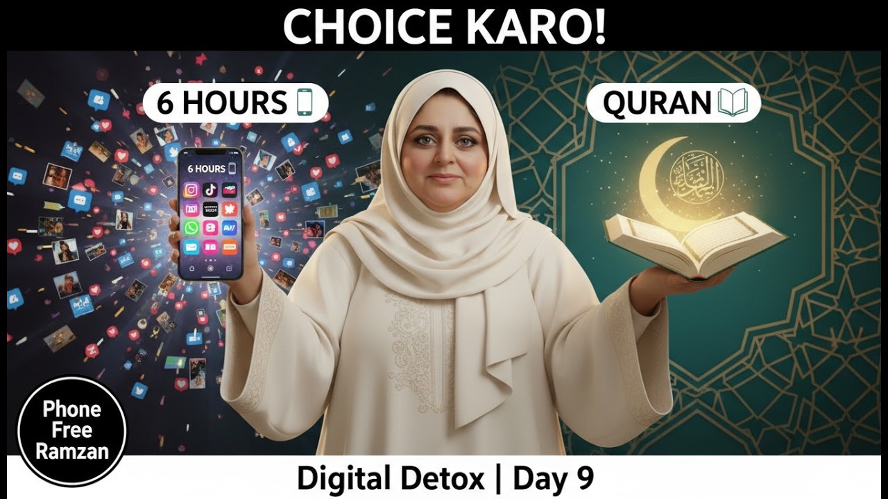 Ramzan Mein Phone Addiction Kaise Todein | Digital Detox Guide | Ramzan Reflections Day 9
