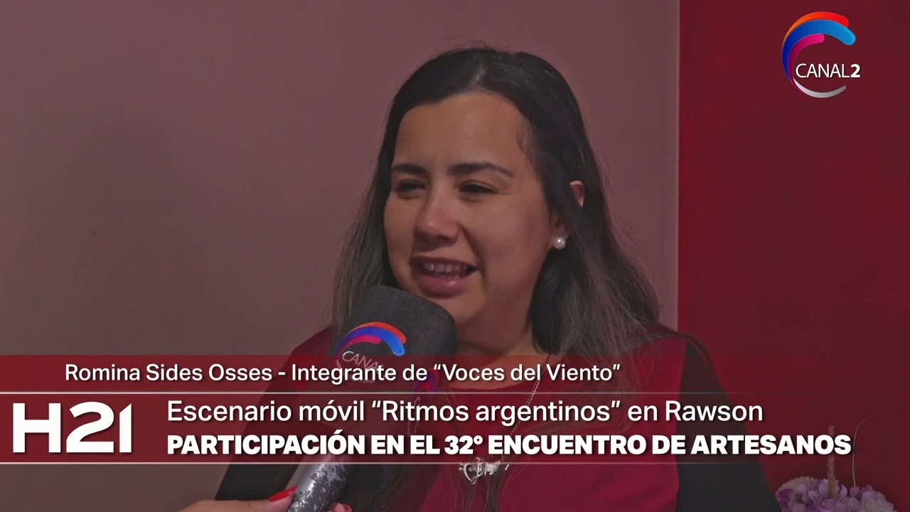 Voces del viento participó en el 32º encuentro de artesanos en Rawson.