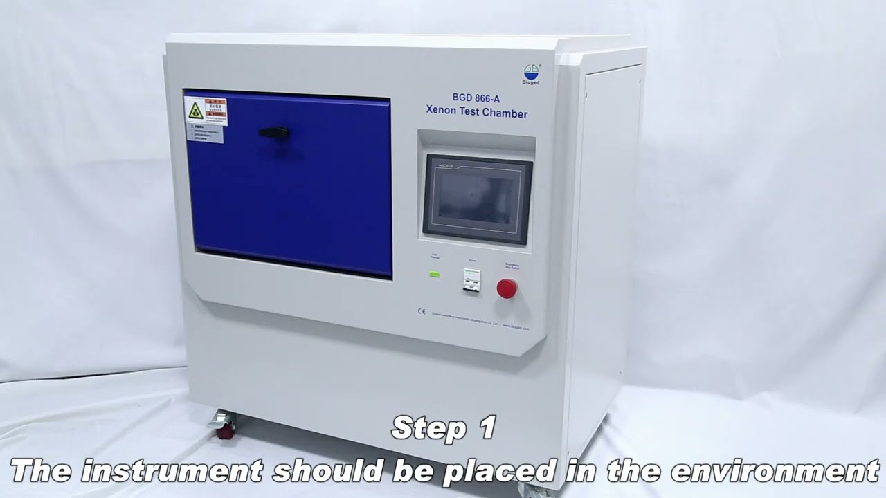 Aadarsh Technologies - BGD 866/A Small Xenon Test Chamber Operation