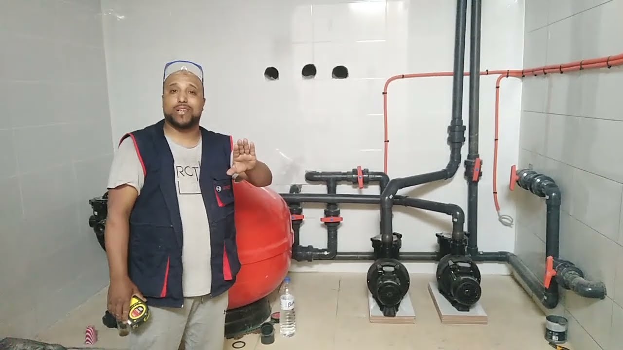 طريقة تركيب معدات مسبح ولوكال تكنيك مع خوكم رصاص الشعب🇲🇦 المغربي 🇲🇦 06.66.38.43.3