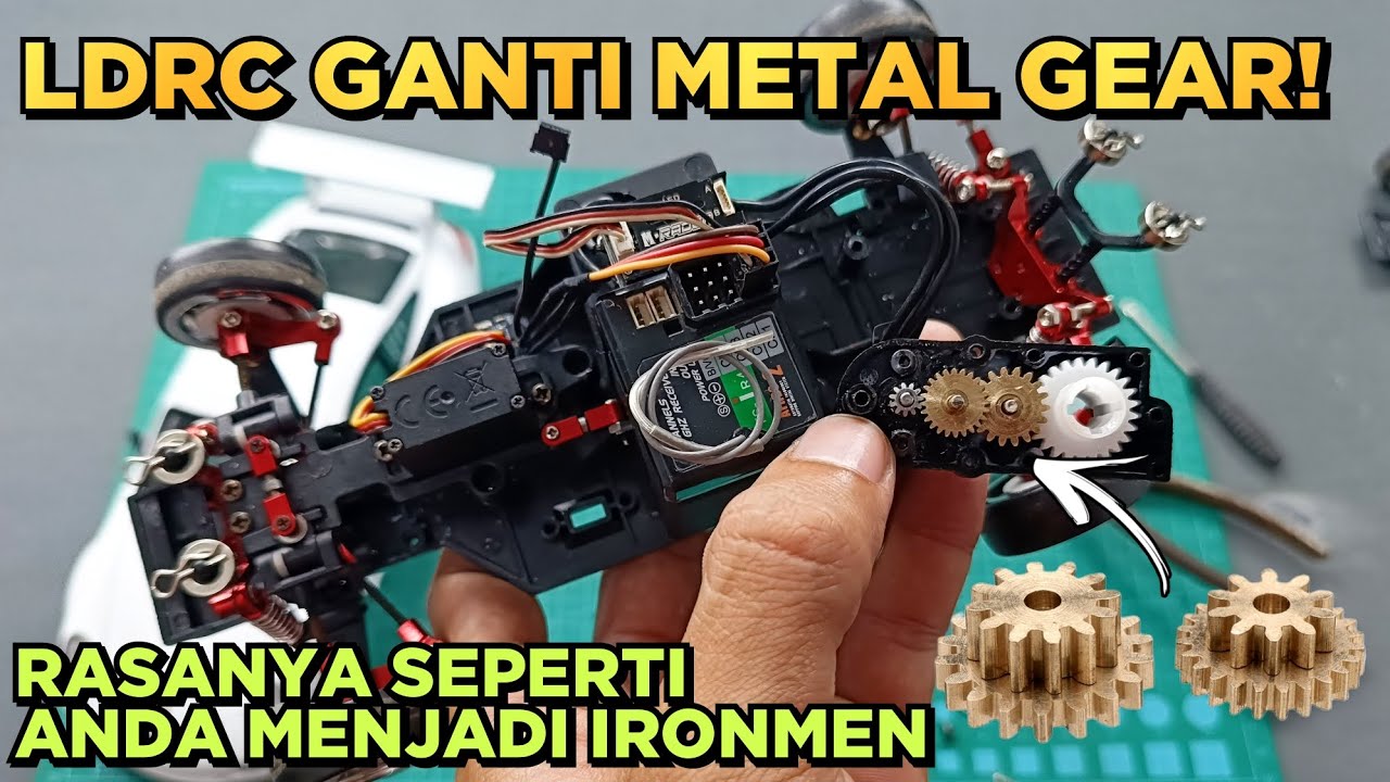 [NEW UPDATE] METAL GEARS! CHASSIS LEBIH RIGID! SEETINGAN TERBARU LDRC KITA!