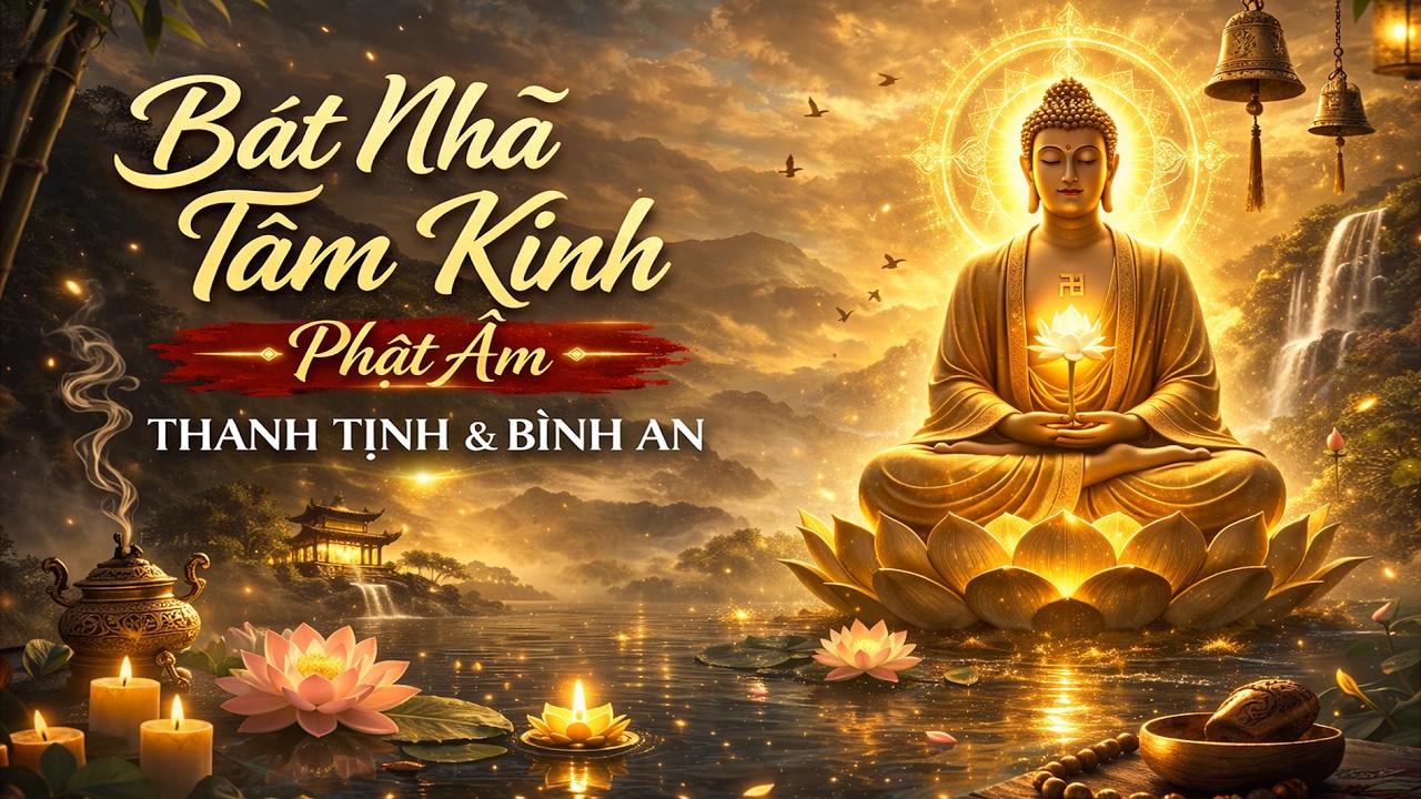 BÁT NHÃ TÂM KINH - Nhạc Nhà Phật | Nhạc Phật Tịnh Tâm - Nghe Là An Lạc