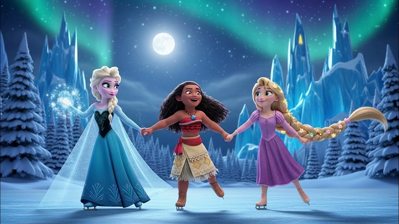 Elsa Moana Rapunzel Friendship Forever ✨💖