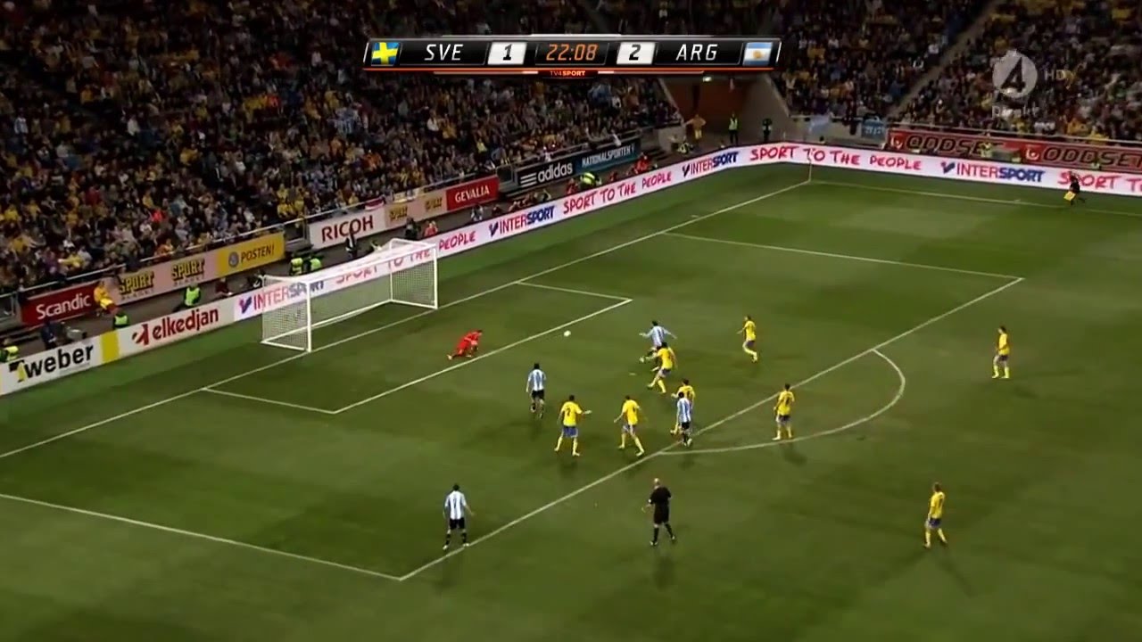 Lionel Messi vs Sweden HD 720p (06/02/2013)