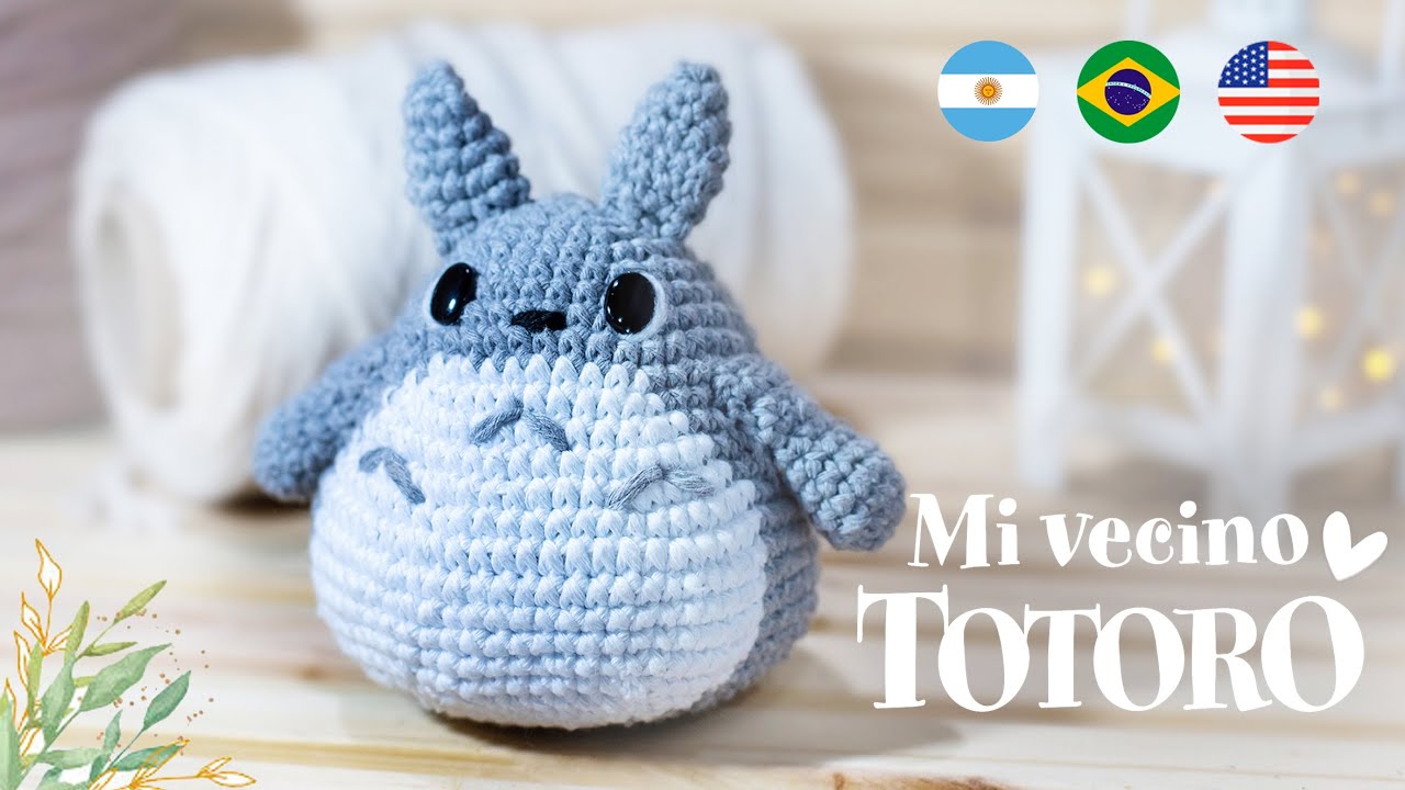 Totoro amigurumi crochet tutorial / pattern