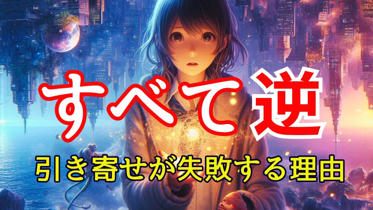 人生を好転させる逆の法則とは？【引き寄せ 意識 成功法則】