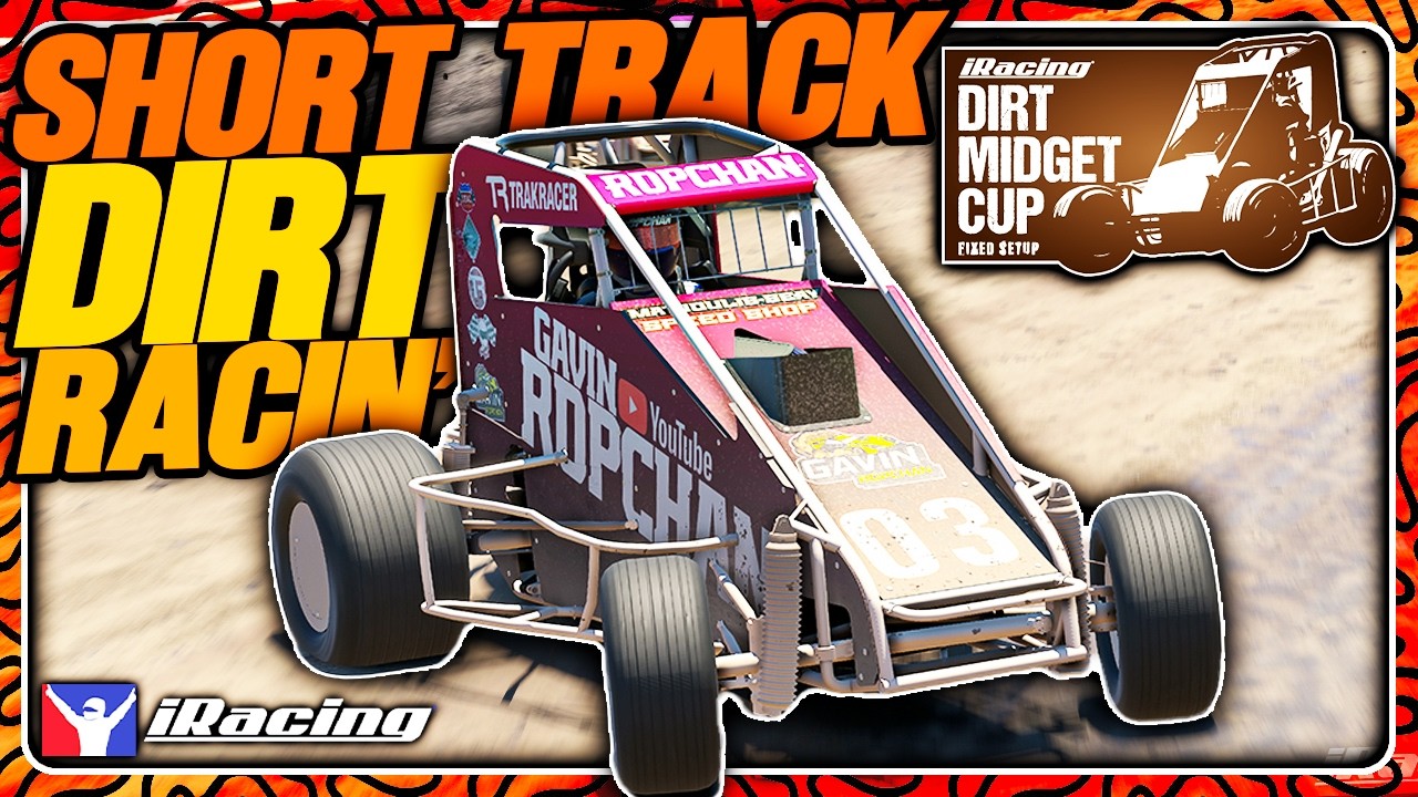 Dirt Midget на трассе I55 | iRacing Dirt