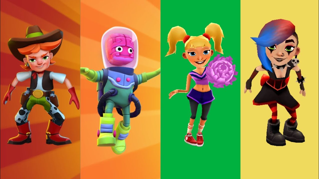 Subway Surfers World Tour Events - Rudy Rascal, Glorgalax, Tasha, Lucy