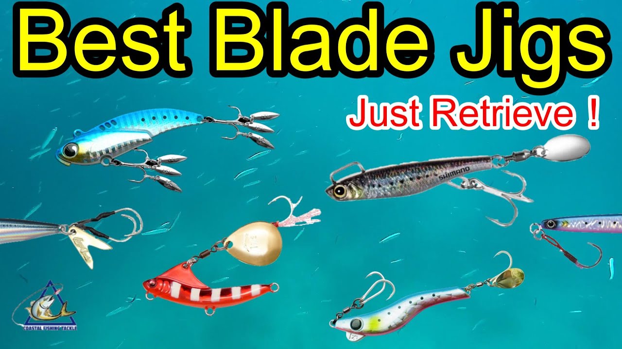 【Shore Jigging】Effective Blade Metal Jigs for Easy catching, Saltwater Lure Fishing