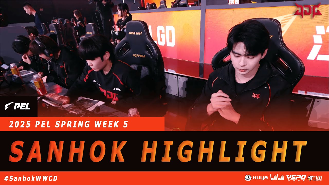 BEST SANHOK HIGHLIGHT - JDG OPENING WWCD 🔥 |  2025 PEL SPRING WEEK 5