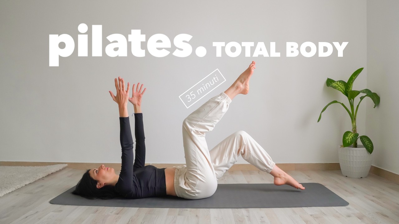 35Min PILATES A CASA TOTAL BODY - Esercizi per addominali, glutei, gambe, braccia e schiena