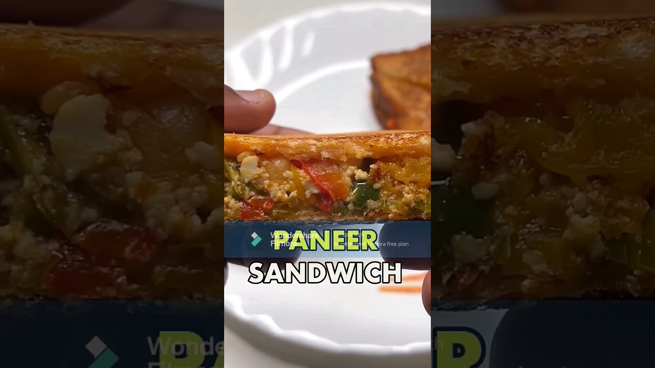 High Protein paneer sandwich recipe|healthy and tasty|protein rich|easy & quick recipe|protein snack