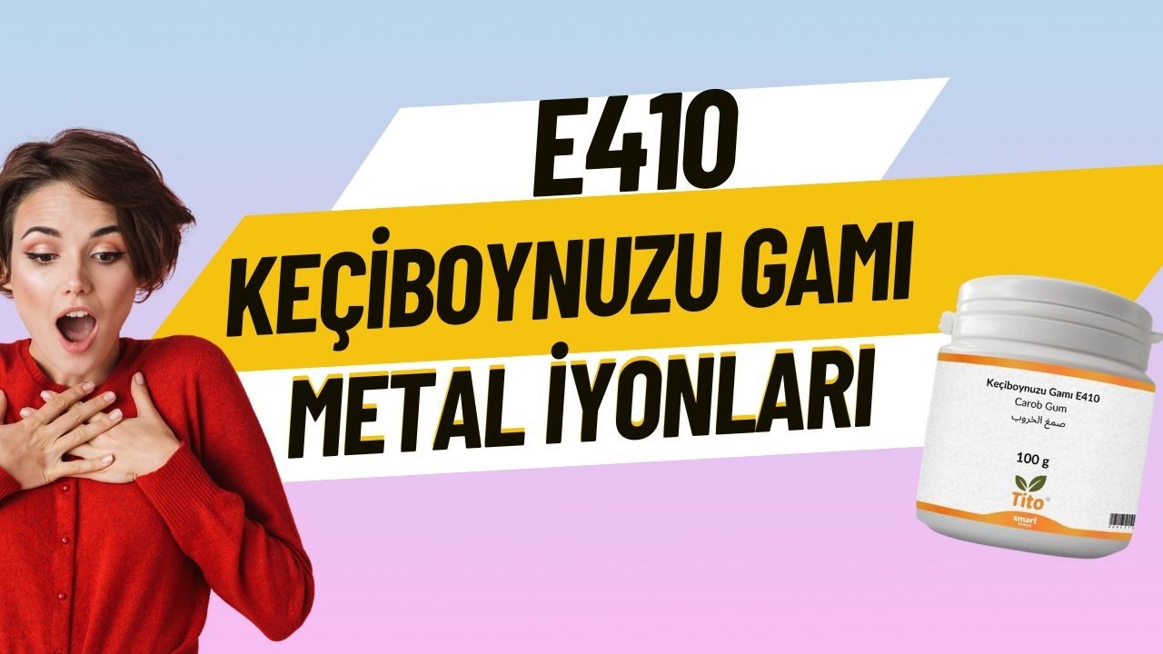Keçiboynuzu gamı E410’ün metal iyonlarıyla etkileşimi nasıldır?