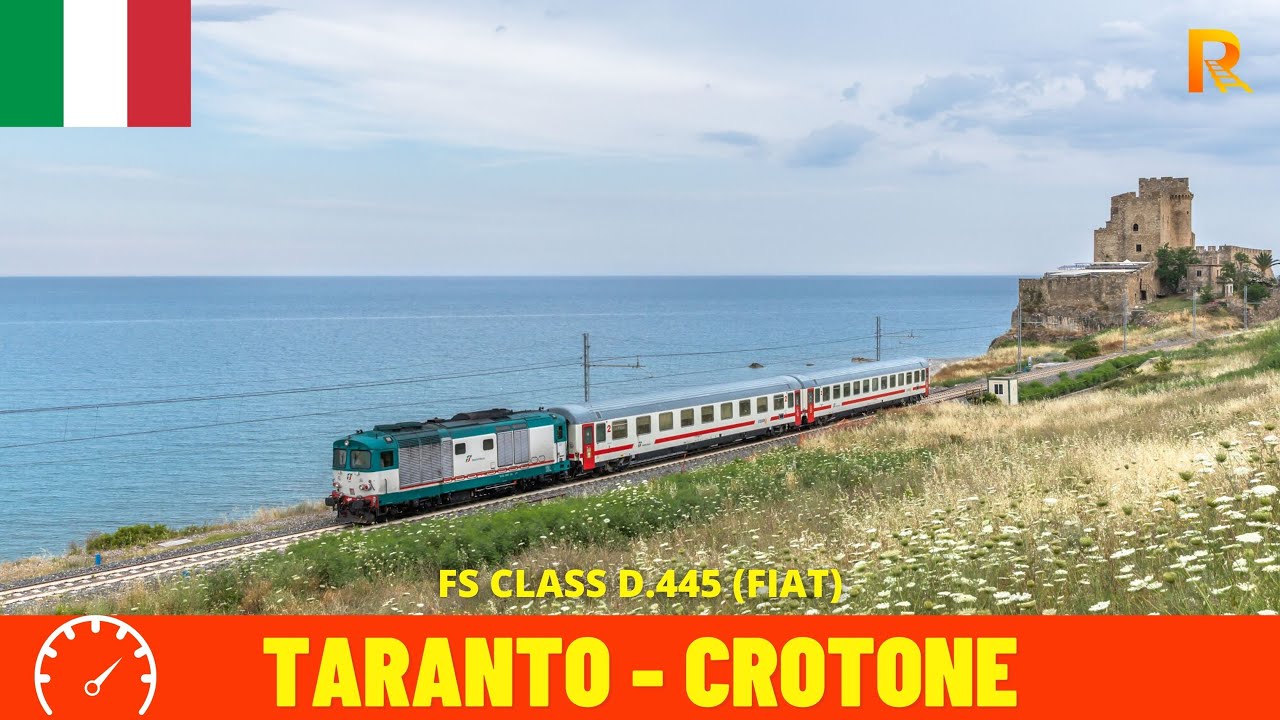 Cab Ride Taranto - Crotone (Ionian Railway - 