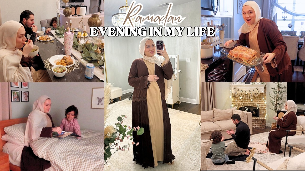 SPEND AN ENTIRE RAMADAN EVENING WITH ME! | Make Iftar With Me, Family Prayer + Evening Routine