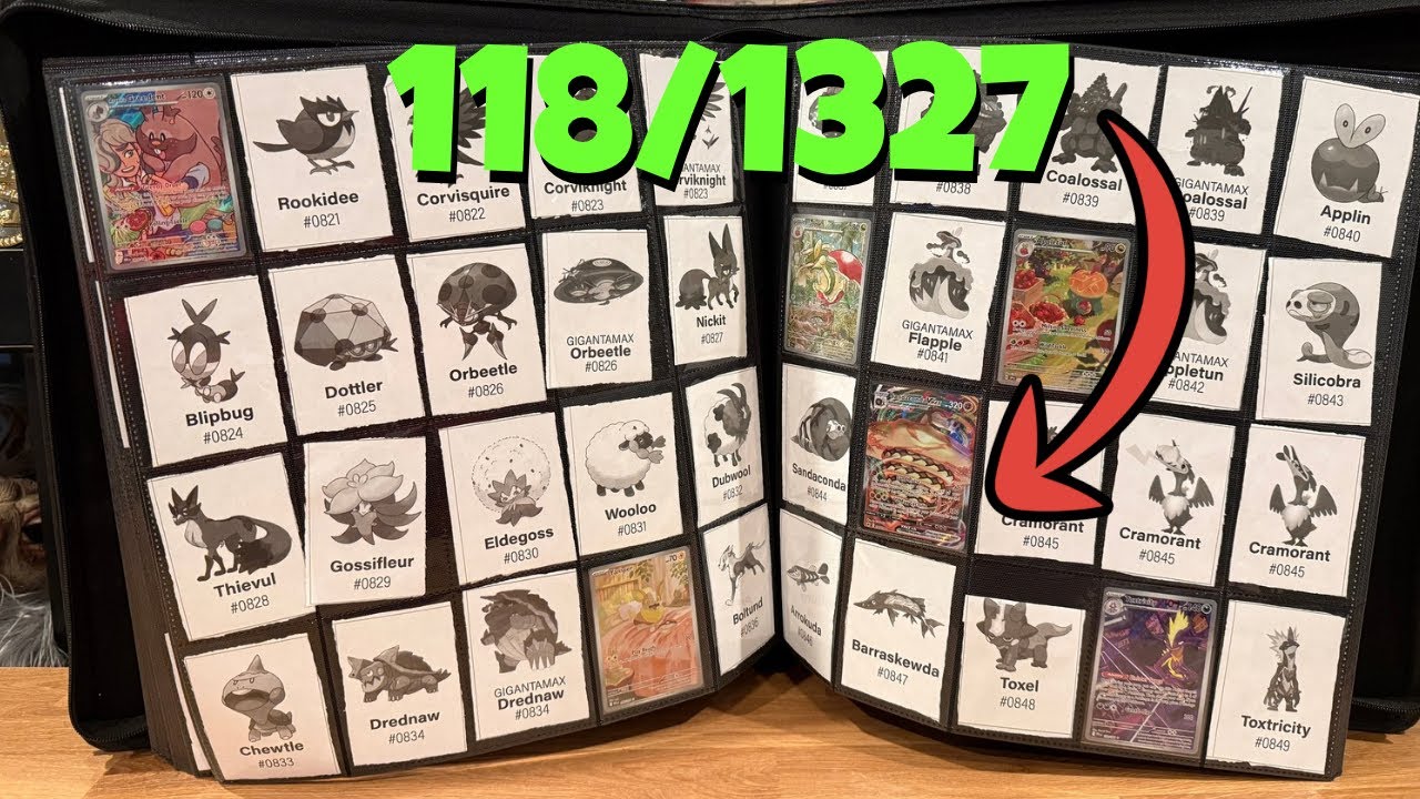 Making Good Progress On The Later Generations Of Pokemon In The Ultimate Pokedex Binder! #pokemon