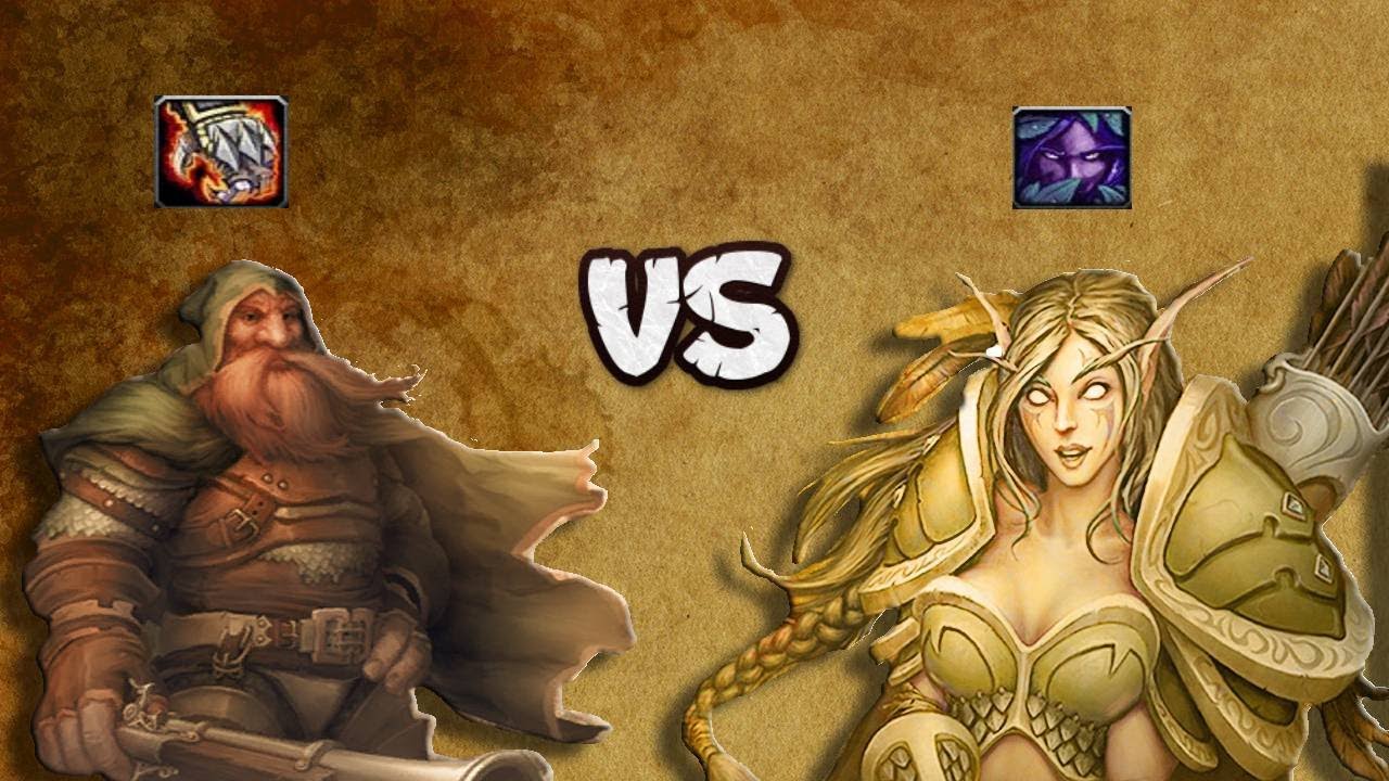 Dwarf VS Night Elf - Classic WoW Hunter