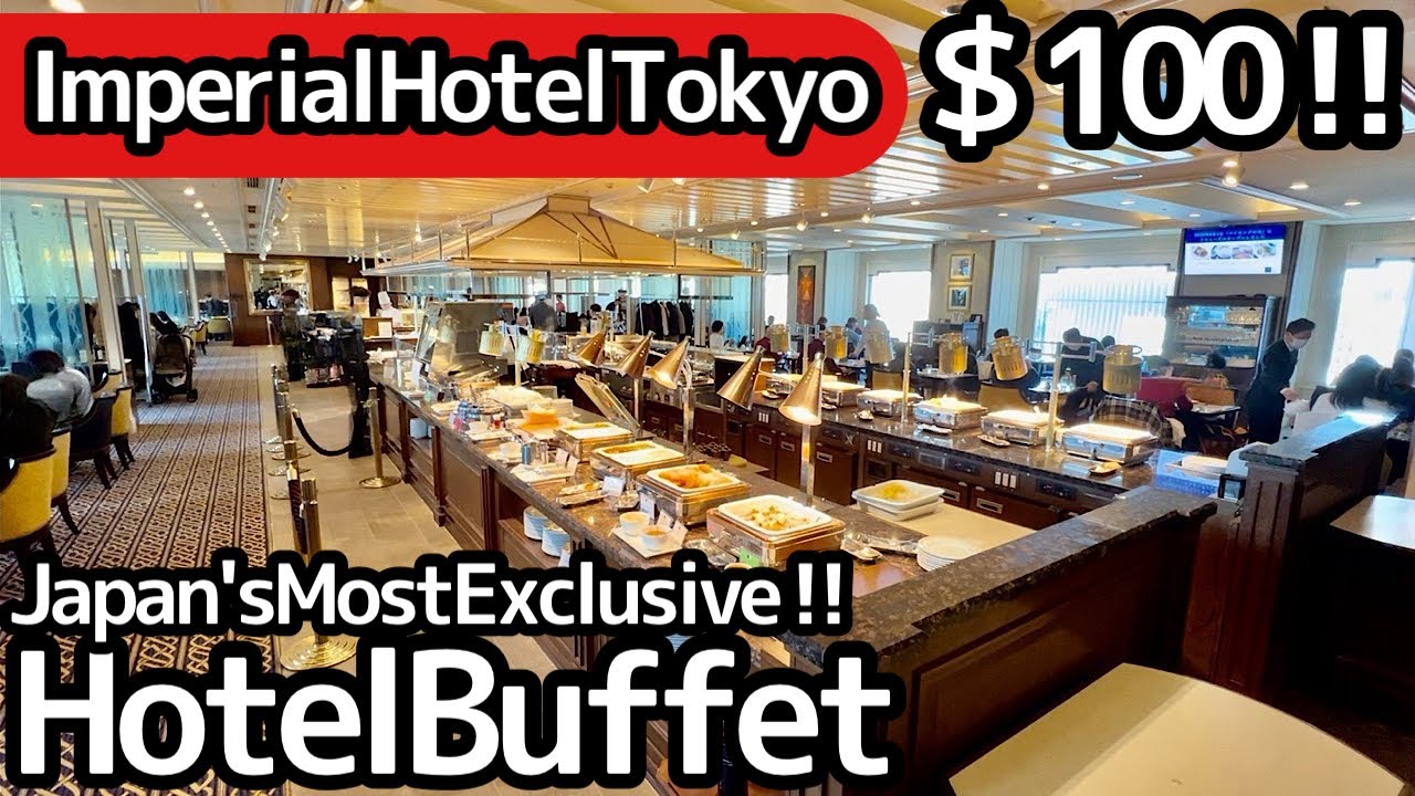 The buffet at the Imperial Hotel in Tokyo is the most admired buffet in Japan