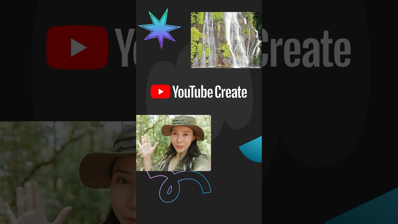 ✨ Как накладывать ФОТО и ВИДЕО на фон в YouTube Create ✨